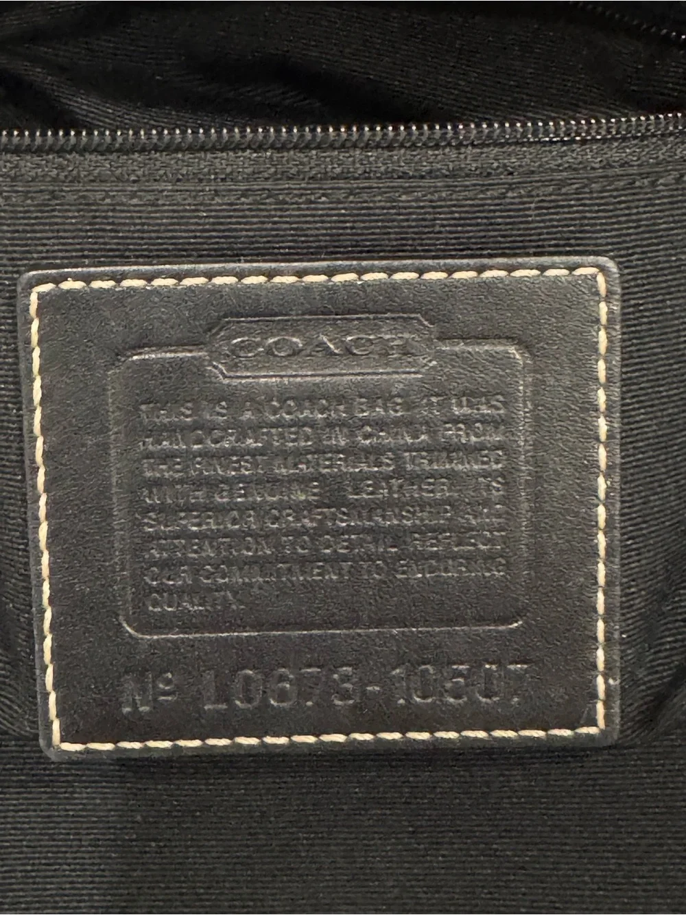 Vintage Coach Hampton Signature C Satchel